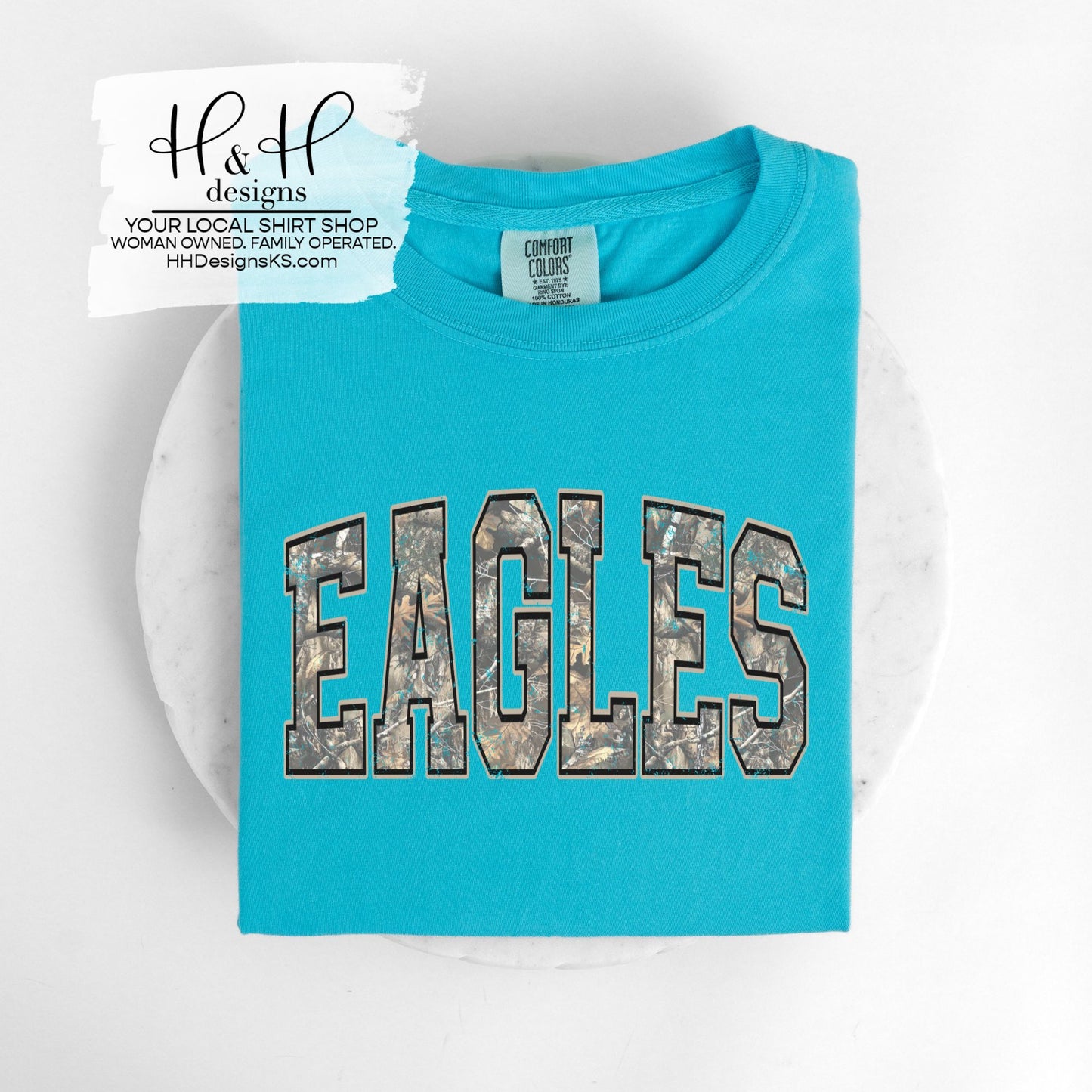 Camo Eagles Arch ~ Indian Hills PTO Fundraiser ~ HH2093