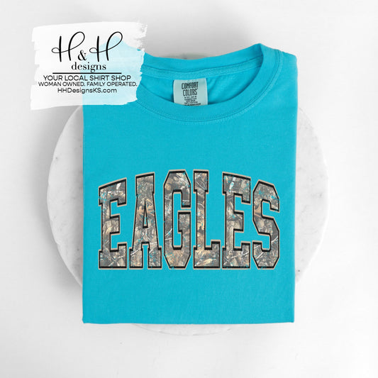 Camo Eagles Arch ~ Indian Hills PTO Fundraiser ~ HH2093