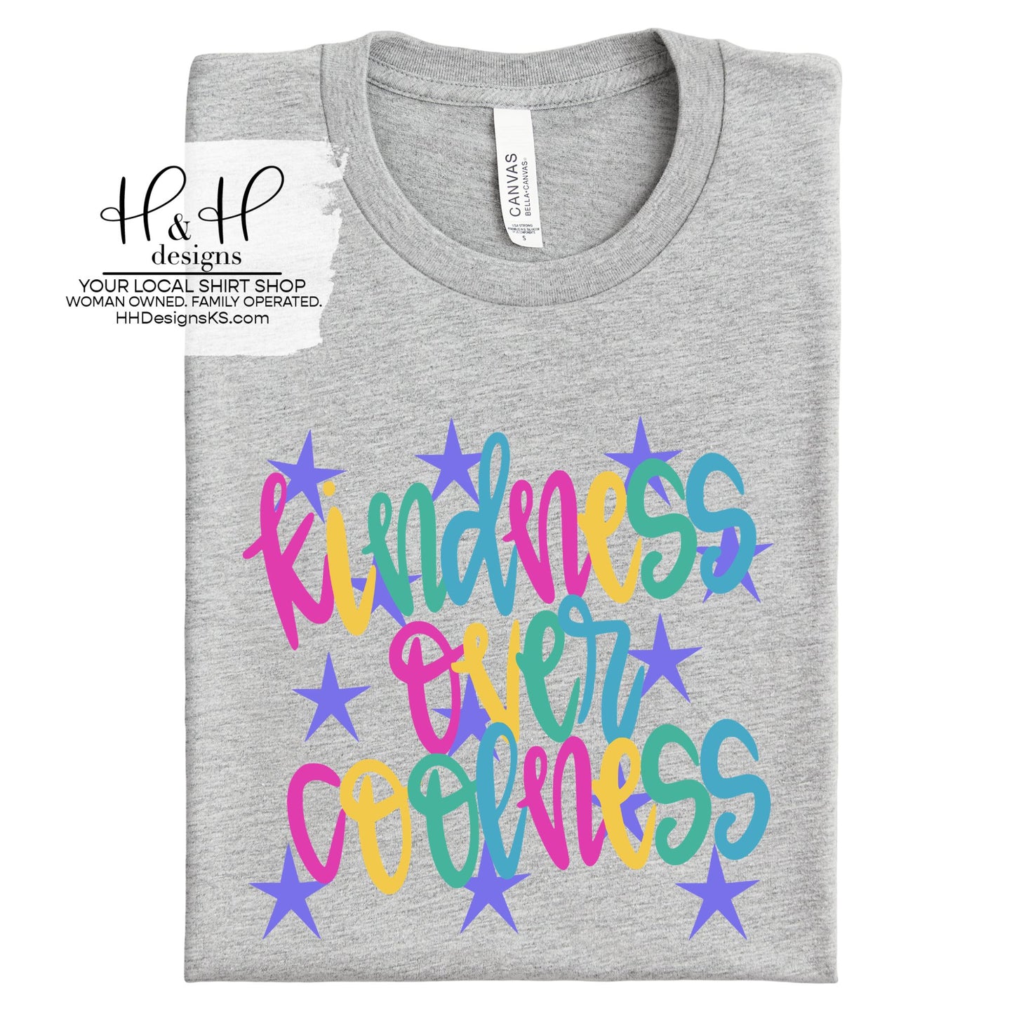 Kindness over coolness rainbow stars ~ HH2108