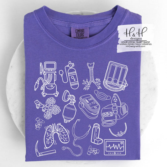 Respiratory Therapy Doodle ~ Washburn RT Fundraiser ~ HH2121