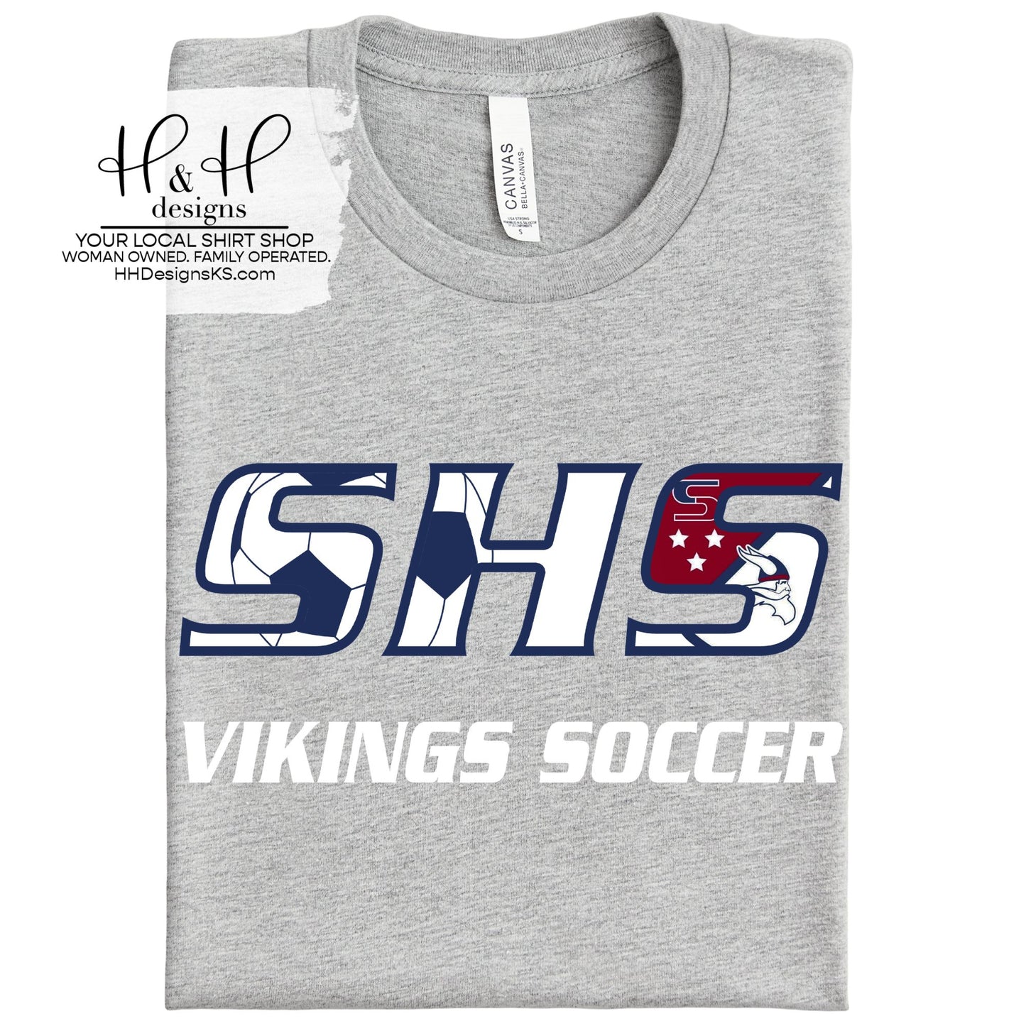 SHS Vikings Soccer 2026 ~ Navy Outline ~ HH2124