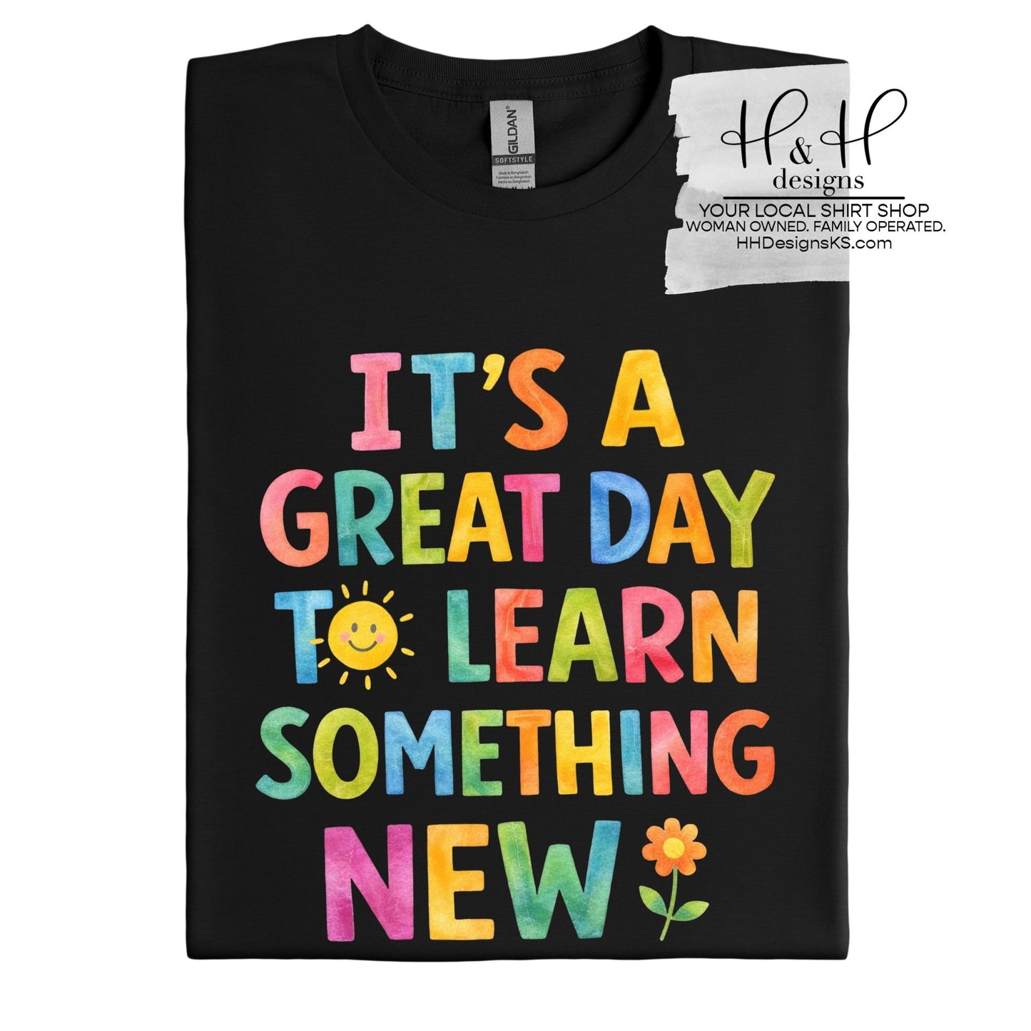 It's a great day to learn something new pastel watercolor ~ HH2135