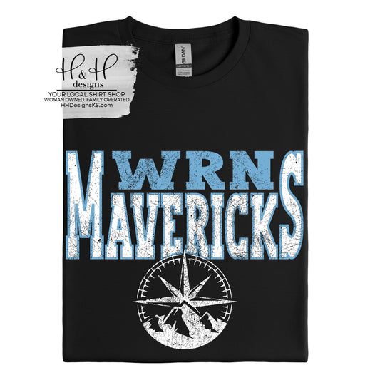 WRN Mavericks Offset Block ~ WRN Mavericks Fundraiser ~ HH2138
