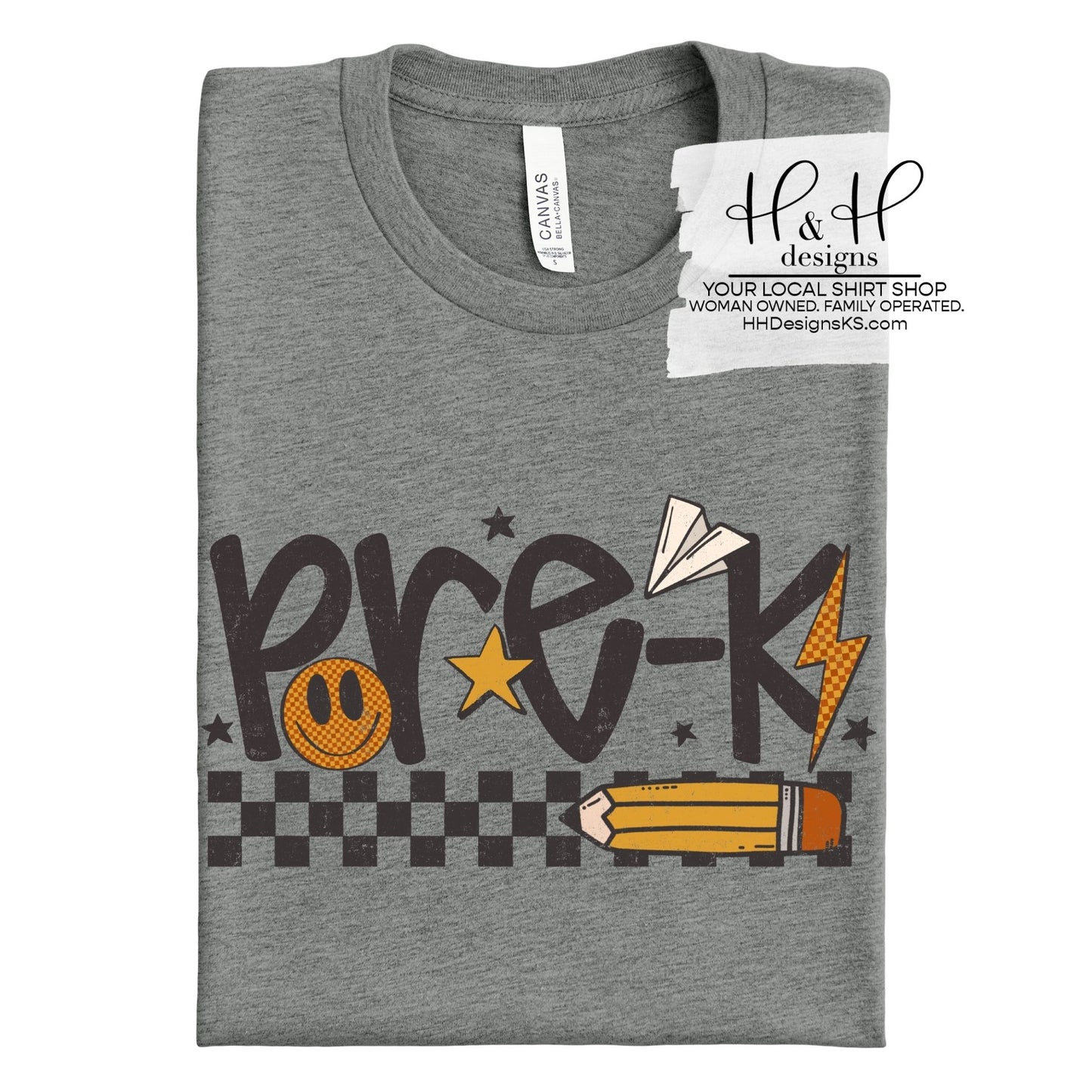 Retro Pre-K Pencil ~ HH2157