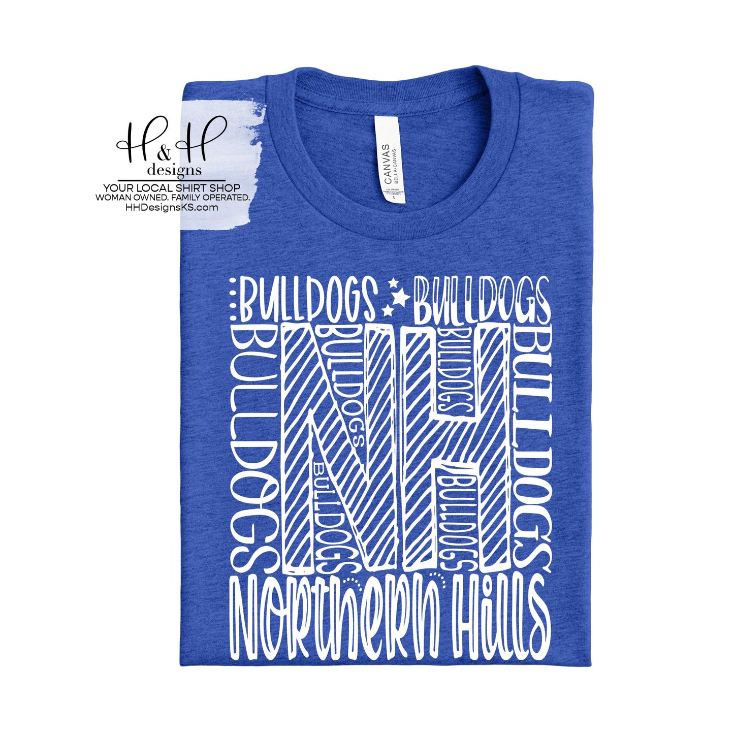 Northern Hills Bulldogs Typography ~ Northern Hills Fundraiser 2026 ~ HH2165
