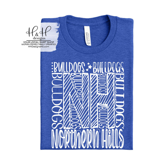 Northern Hills Bulldogs Typography ~ Northern Hills Fundraiser 2026 ~ HH2165