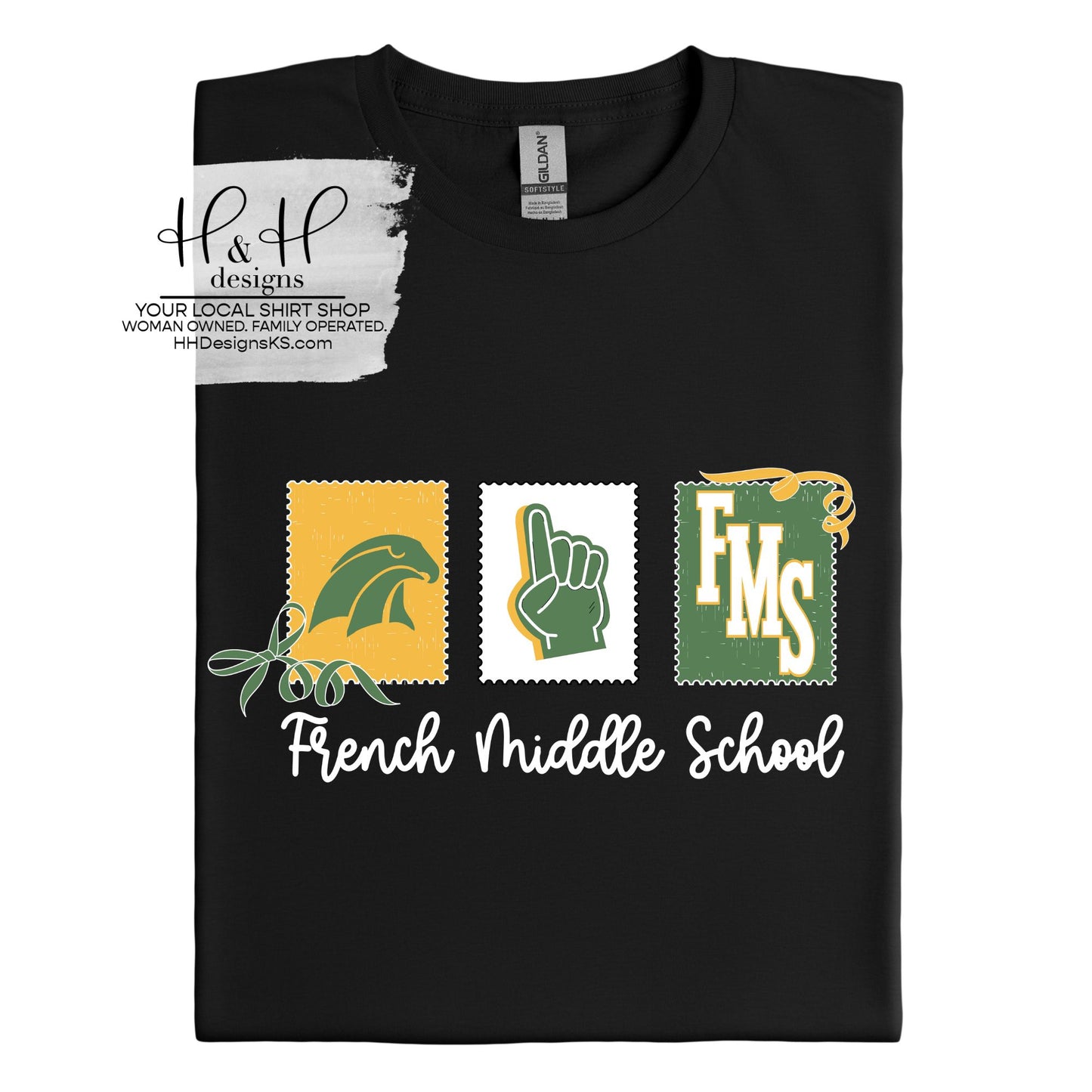 French Falcons Stamps and Bows ~ Customize with Sport ~ HH398