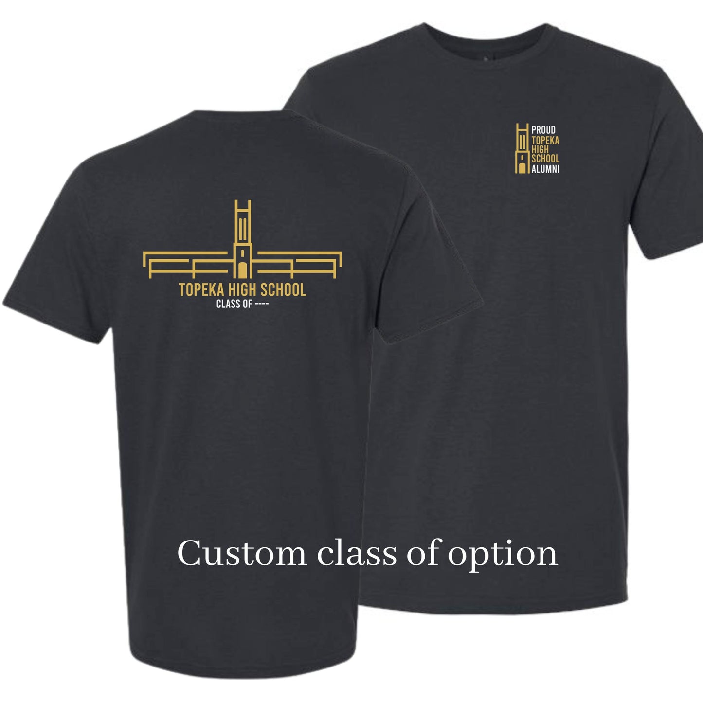 Topeka High School Alumni with Custom Class of Back ~ Topeka High Historical Society Fundraiser ~ HH483