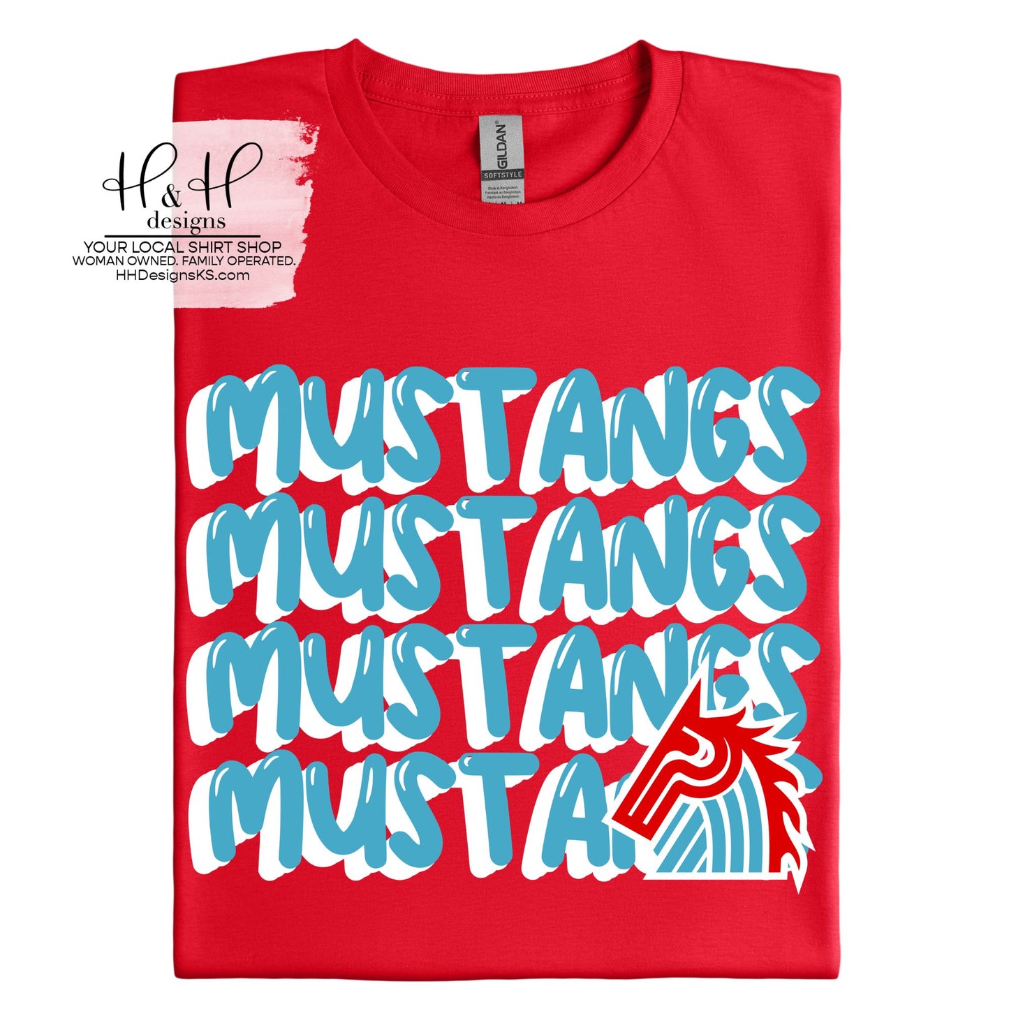 Tecumseh South Mustangs Doodle Stack ~ Tecumseh South PTO Fundraiser ~ HH612