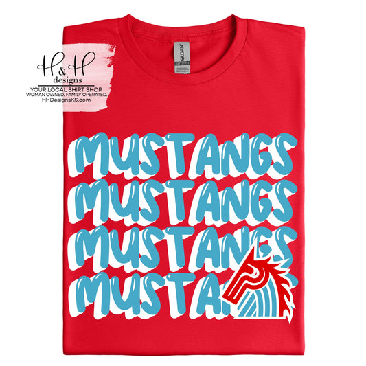 Tecumseh South Mustangs Doodle Stack ~ Tecumseh South PTO Fundraiser ~ HH612