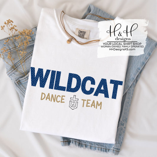 Wildcat Dance Team Dotted ~ Hayden Dance Fundraiser ~ HH625