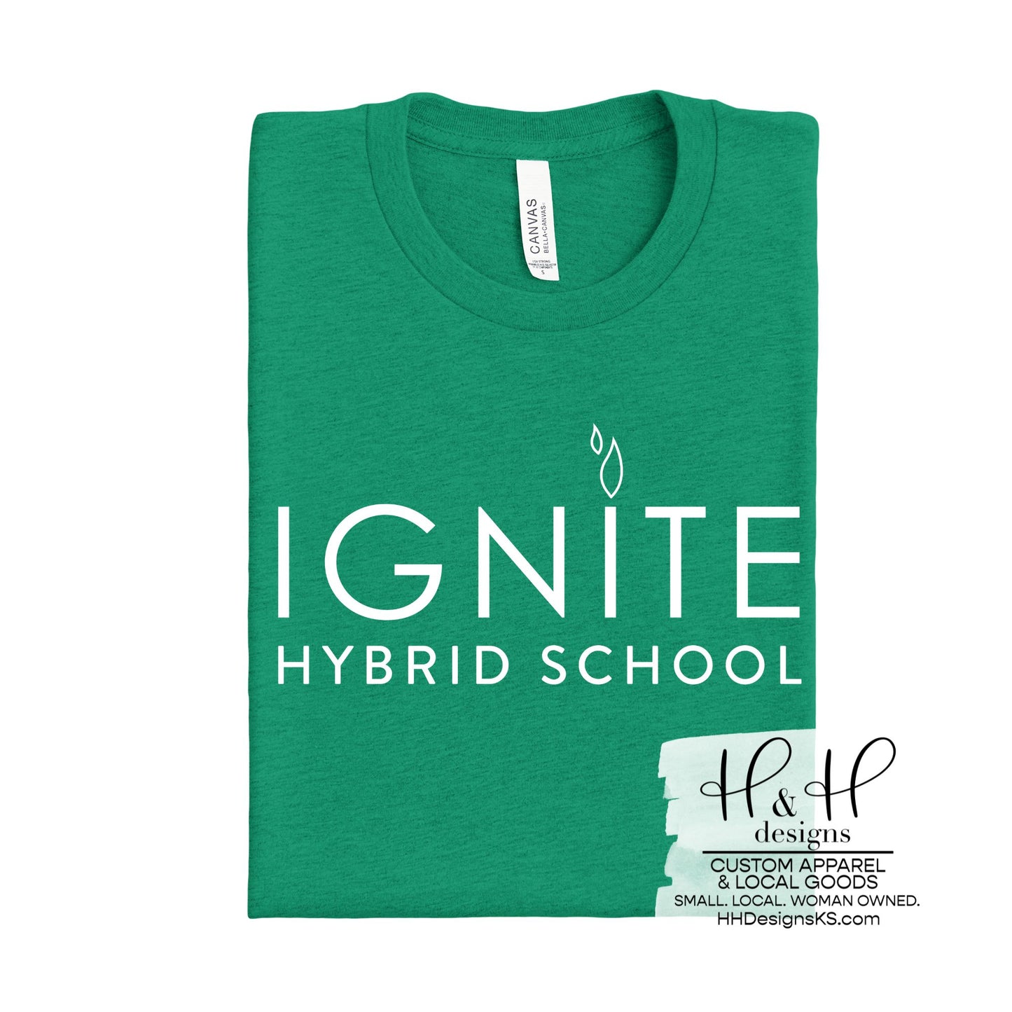 Ignite Text Logo ~ Ignite Hybrid School ~ HH634