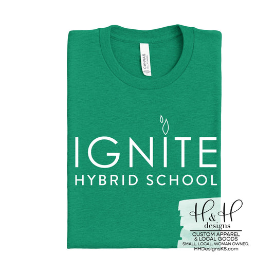 Ignite Text Logo ~ Ignite Hybrid School ~ HH634