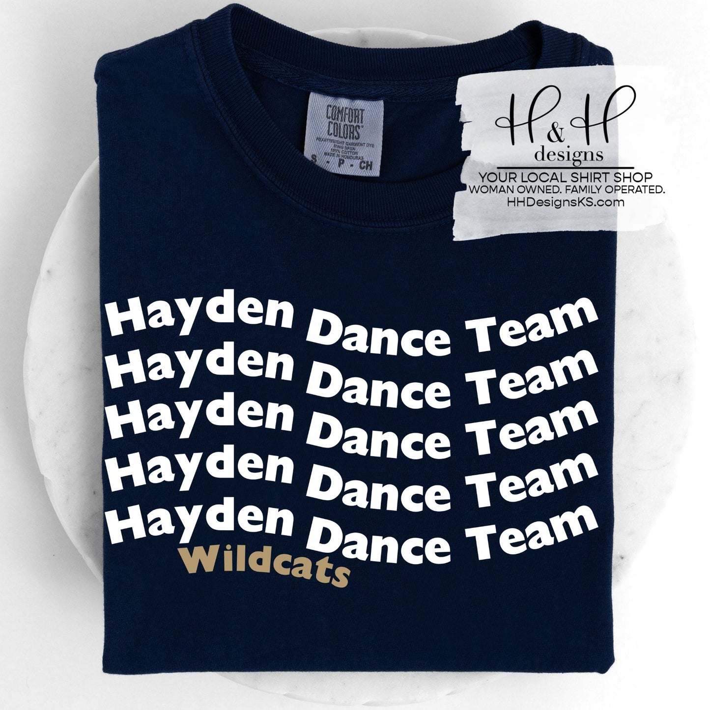 Hayden Dance Team Wavy ~ White and Gold ~ Hayden Dance Fundraiser ~ HH660