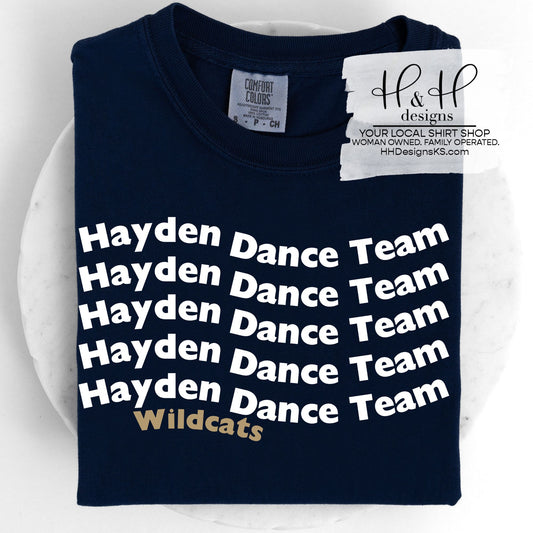 Hayden Dance Team Wavy ~ White and Gold ~ Hayden Dance Fundraiser ~ HH660