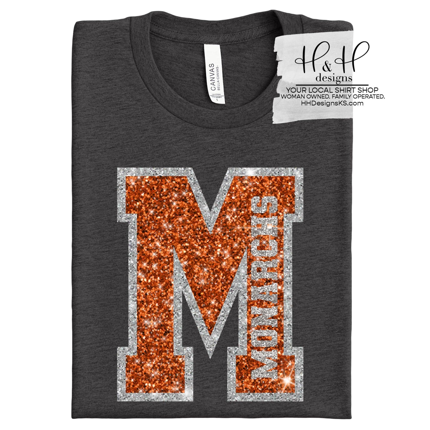 Monarchs Faux Embroidery ~ Meadows PTO Fundraiser 2026 ~ HH669