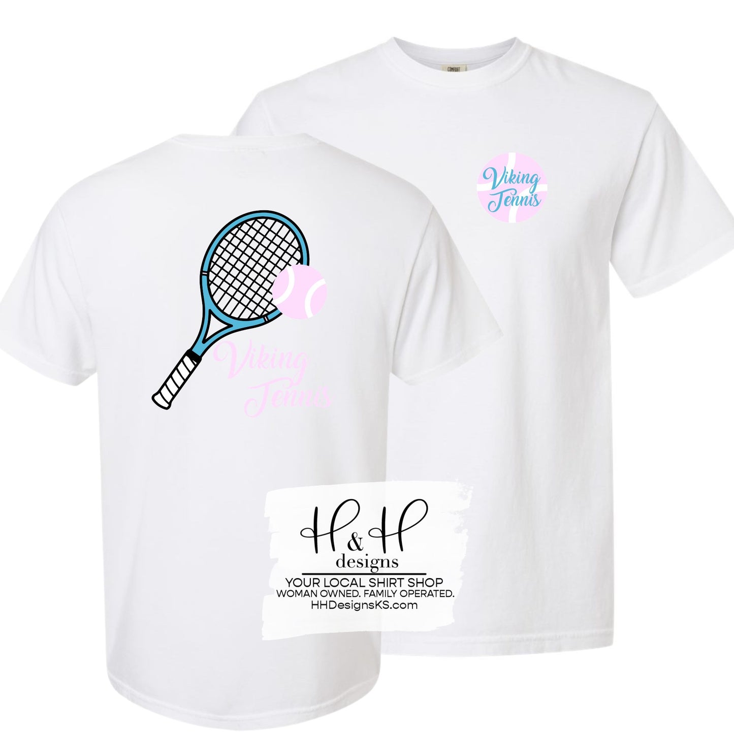 Viking Tennis Blue and Pink ~ Lady Vikes Tennis 2026 ~ HH750