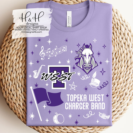 Topeka West Charger Band Game Day Spirit ~ HH764 ~ Topeka West Charger Band Fundraiser 2026