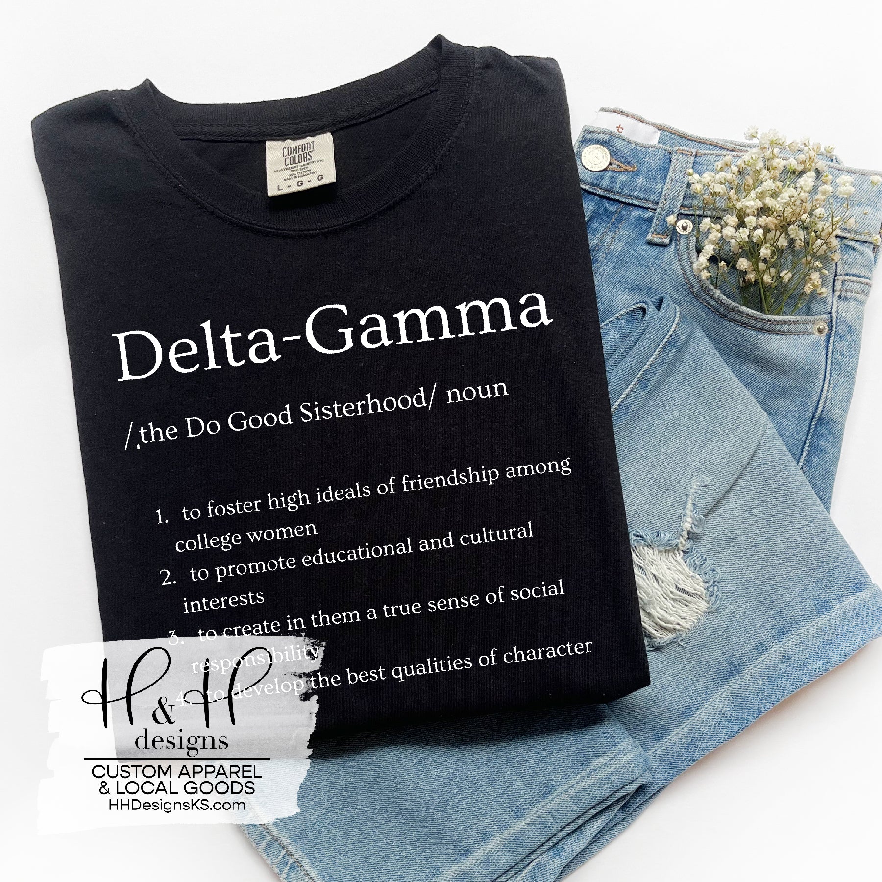 Delta Gamma Definition - Licensed Delta Gamma Apparel - HHDG109 – H&H ...