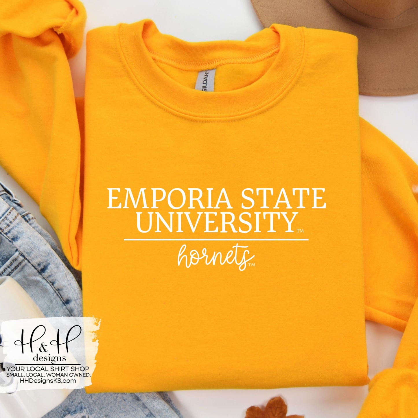 Emporia State University Classic Type ~ Licensed Apparel ~ HHESU104