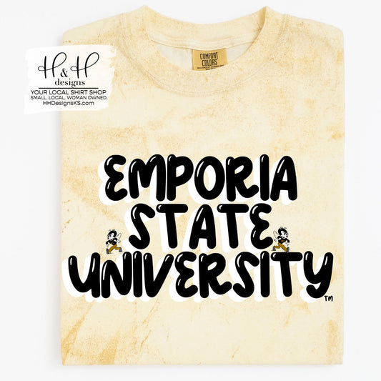 Emporia State University Doodle Stack ~ Licensed Apparel ~ HHESU112