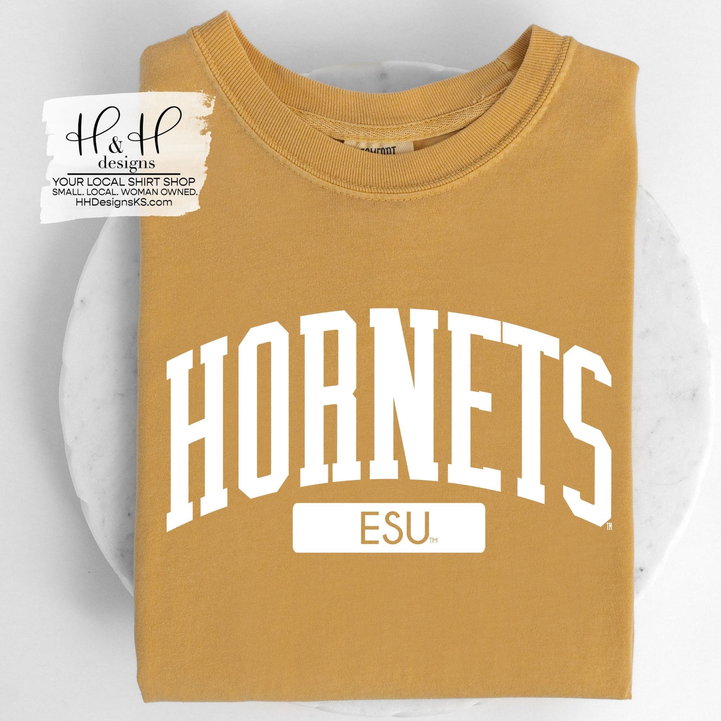 Hornets Classic Block Arch ~ Licensed Apparel ~ HHESU113