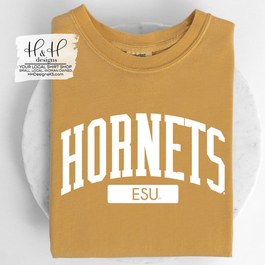 Hornets Classic Block Arch ~ Licensed Apparel ~ HHESU113