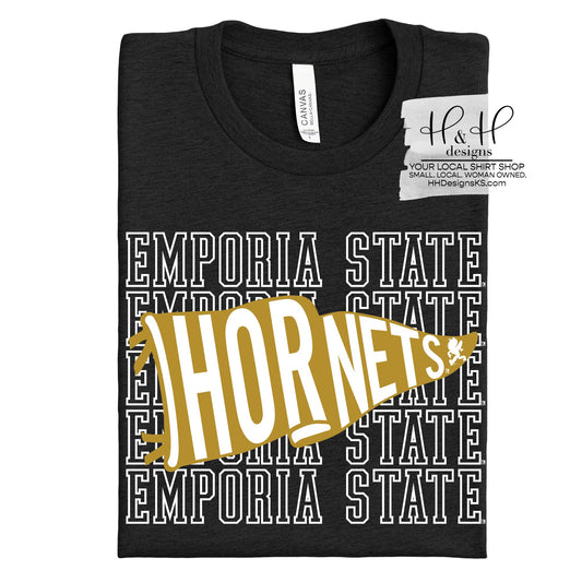 Hornets Pennant Stack ~ Licensed Apparel ~ HHESU115