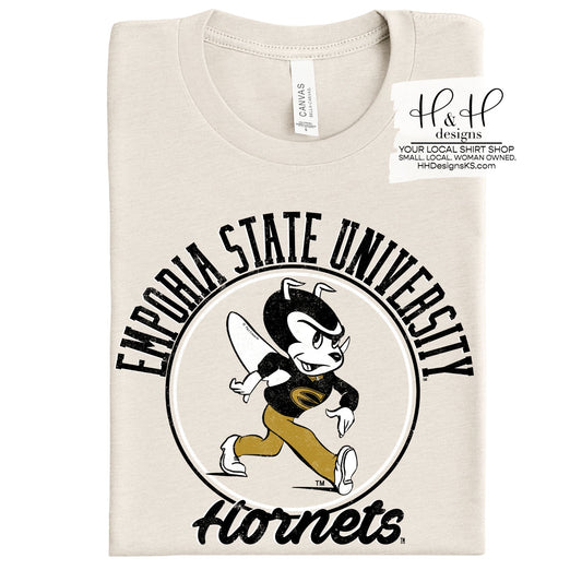 Emporia State Distressed Round ~ HHESU119