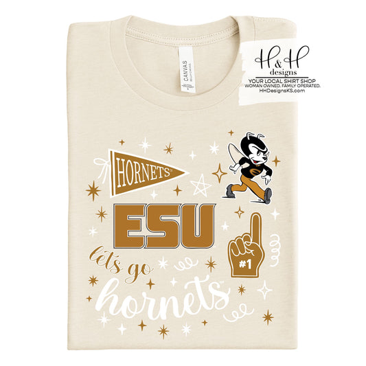 Emporia State Hornets Game Day Spirit ~ Licensed Apparel ~ HHESU144