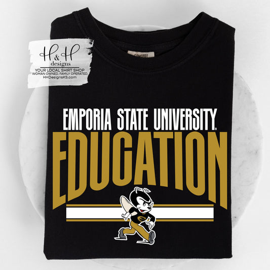 Emporia State University Education Warp ~ Licensed Apparel ~ HHESU148