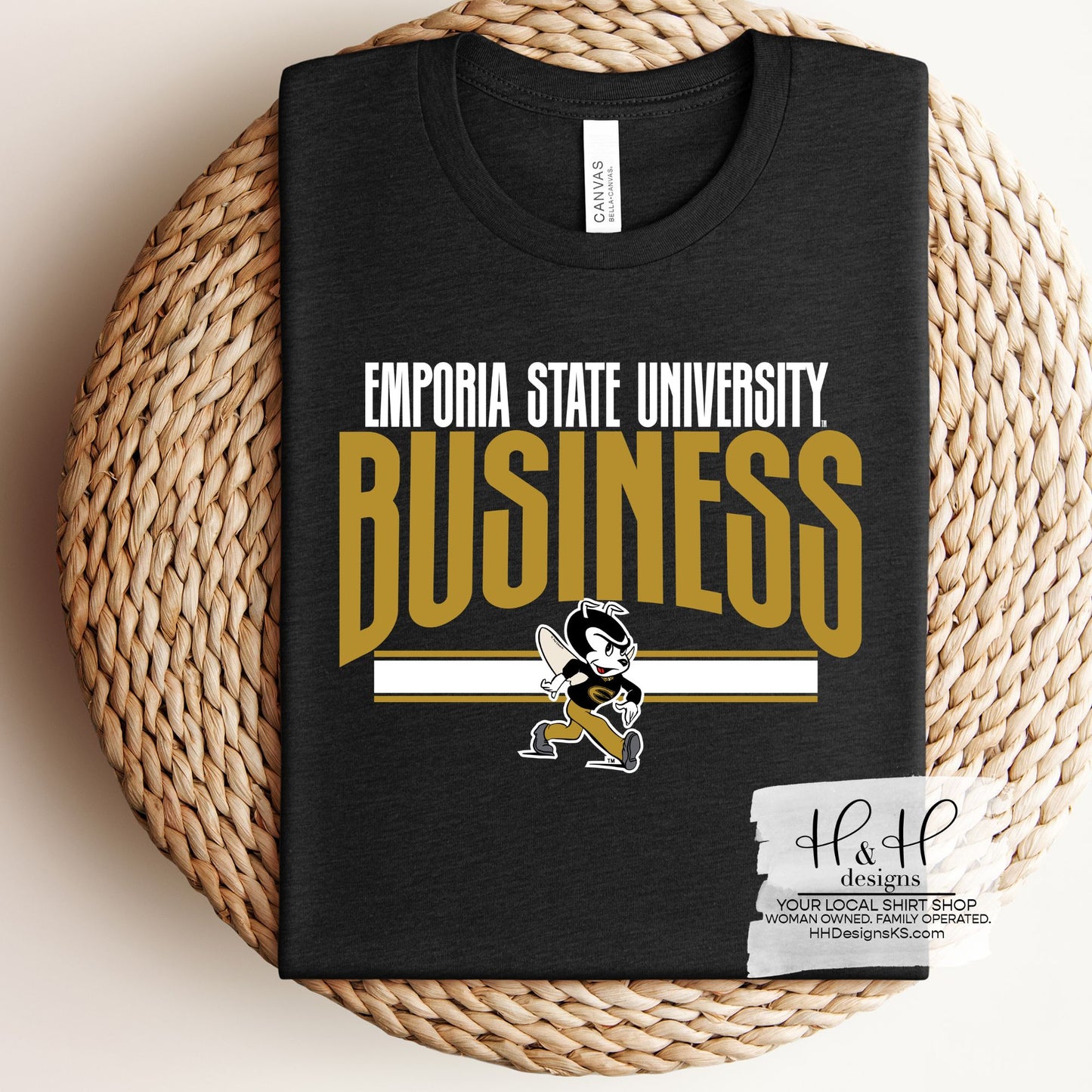 Emporia State University Business Warp ~ Licensed Apparel ~ HHESU149