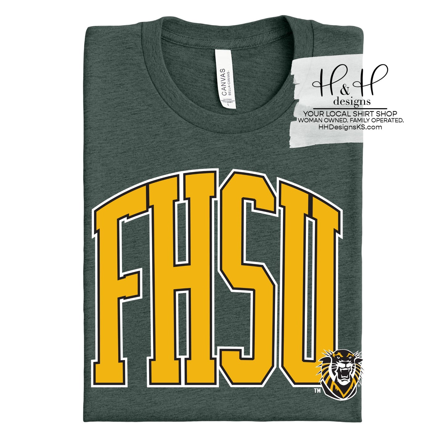 FHSU Arch ~ Licensed Apparel ~ HHFHSU101
