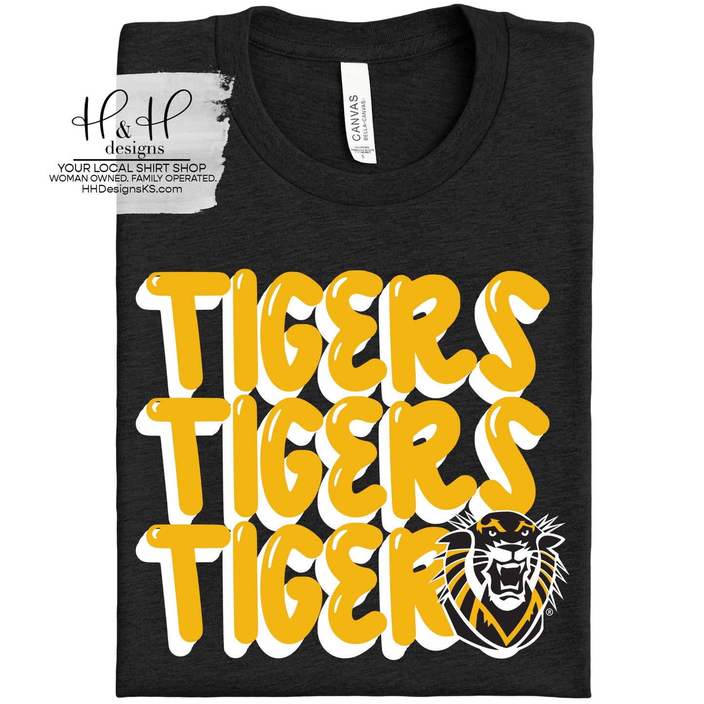 Tigers Doodle Stack ~ Licensed Apparel ~ HHFHSU106