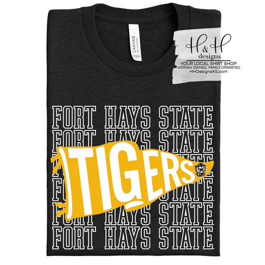 Tigers Pennant Stack  ~ Licensed Apparel ~ HHFHSU108