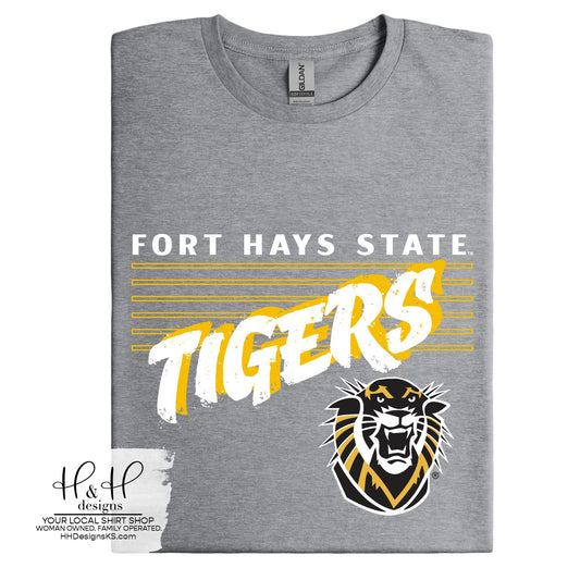 Tigers Six Rectangles ~ Licensed Apparel ~ HHFHSU117