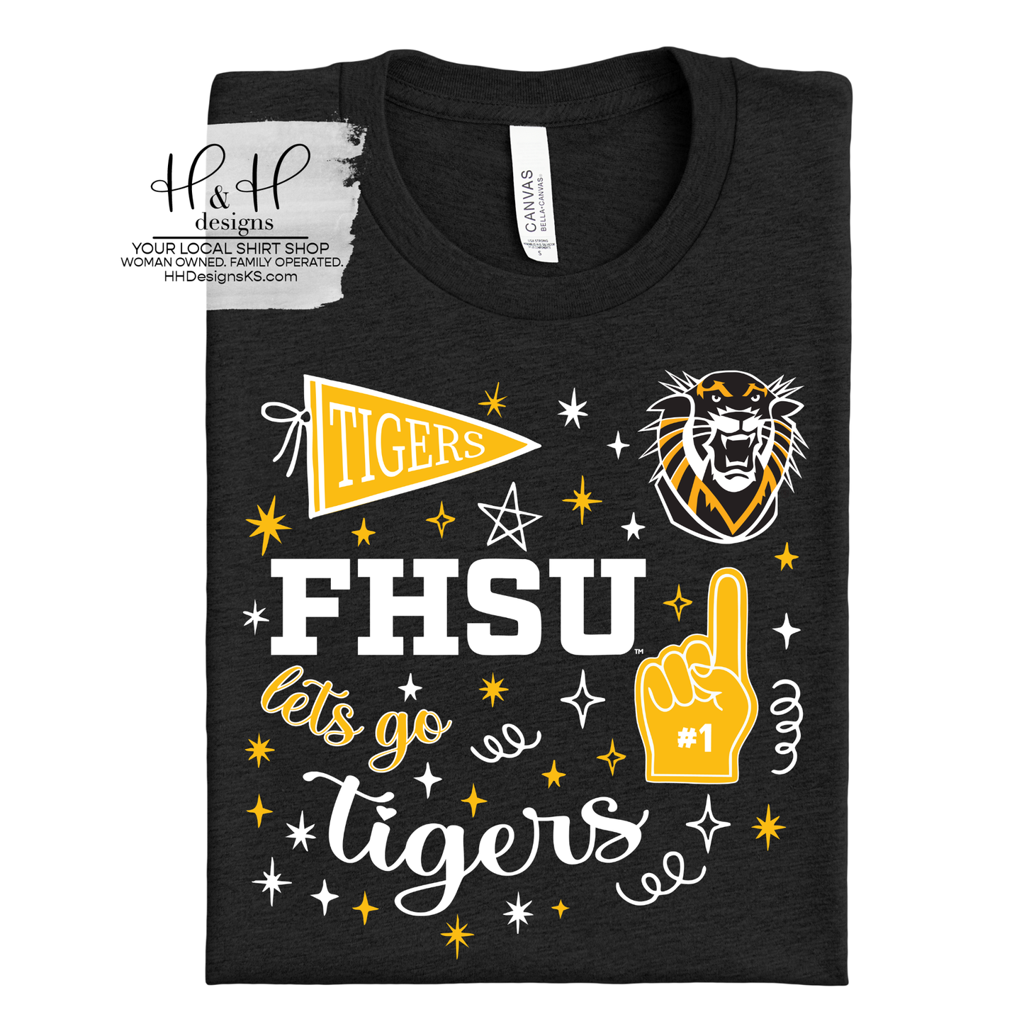 Fort Hays State Tigers Game Day Spirit  ~ Licensed Apparel ~ HHFHSU130