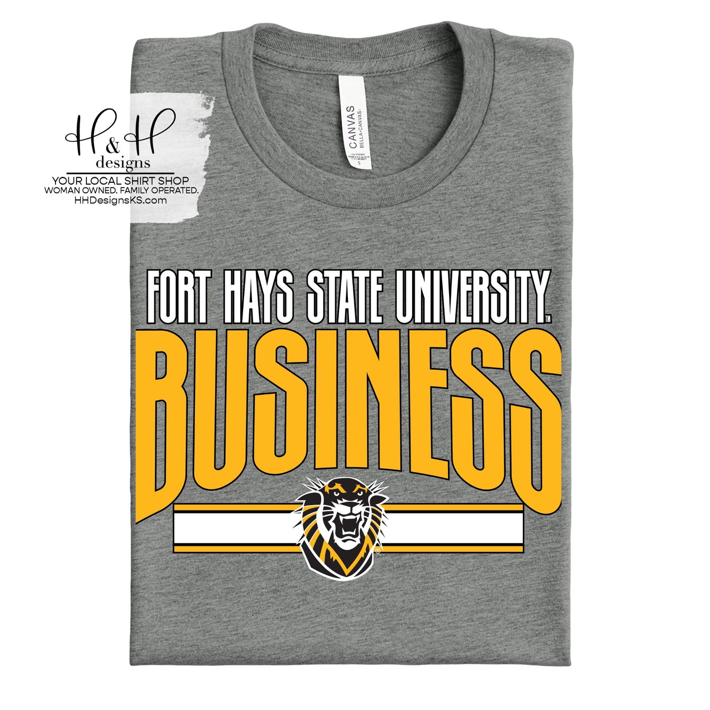 Fort Hays State Business Warp  ~ Licensed Apparel ~ HHFHSU135