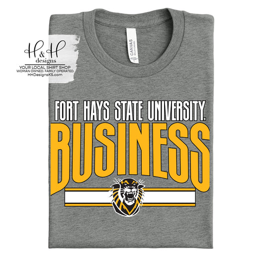 Fort Hays State Business Warp  ~ Licensed Apparel ~ HHFHSU135