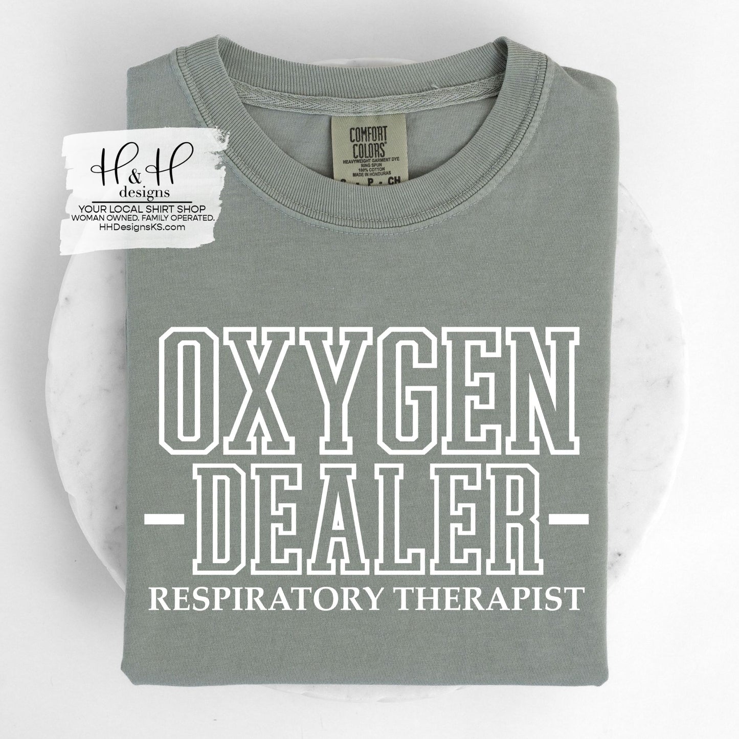 Oxygen Dealer ~ Respiratory Therapist ~ Washburn RT Fundraiser ~ HH725