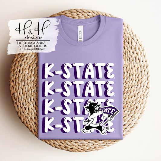 K-State Doodle Stack ~ HHKSU134 ~ Licensed K-State Apparel