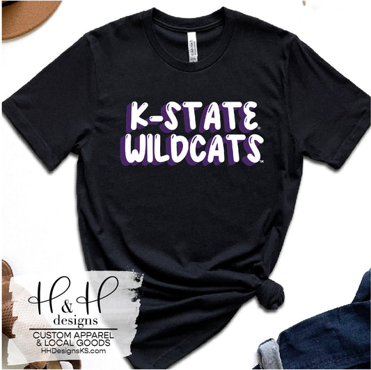 K-State Retro Doodle ~ HHKSU135 ~ Licensed K-State Apparel