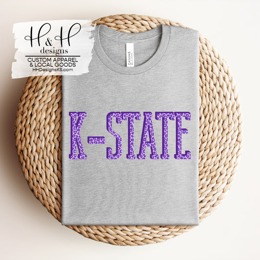 Animal Print K-State ~ HHKSU150 ~ Licensed K-State Apparel