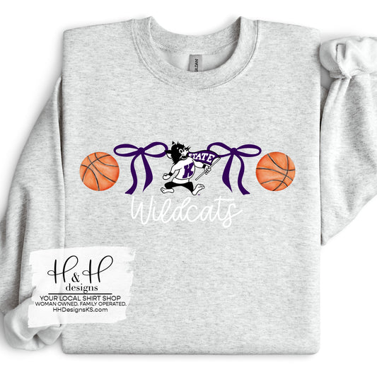 K-State Basketball Coquette Bows ~ Licensed Apparel ~ HHKSU183