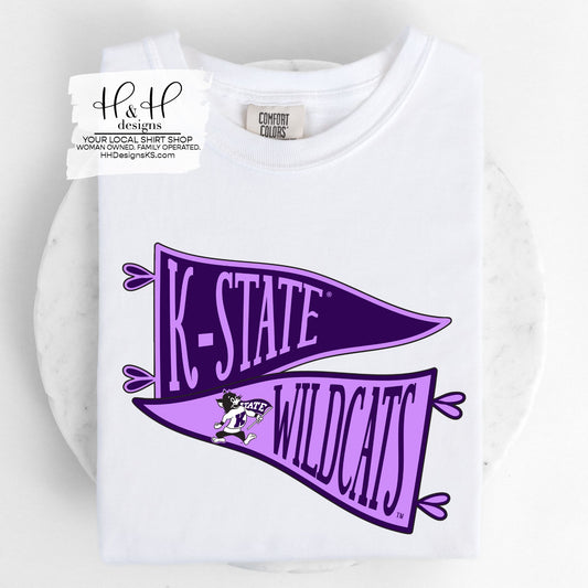 K-State Wildcats Mascot Pennant Stack ~ Licensed Apparel ~ HHKSU201