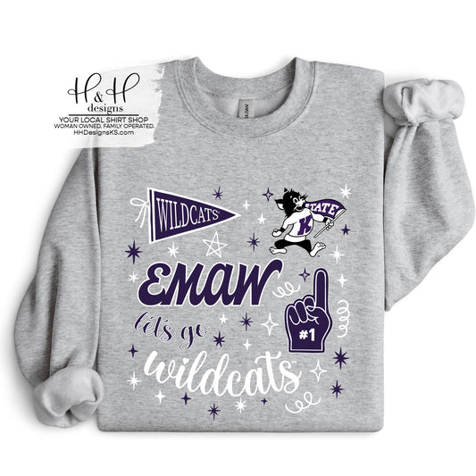 Kansas State Wildcats Game Day Spirit ~ Licensed Apparel ~ HHKSU205