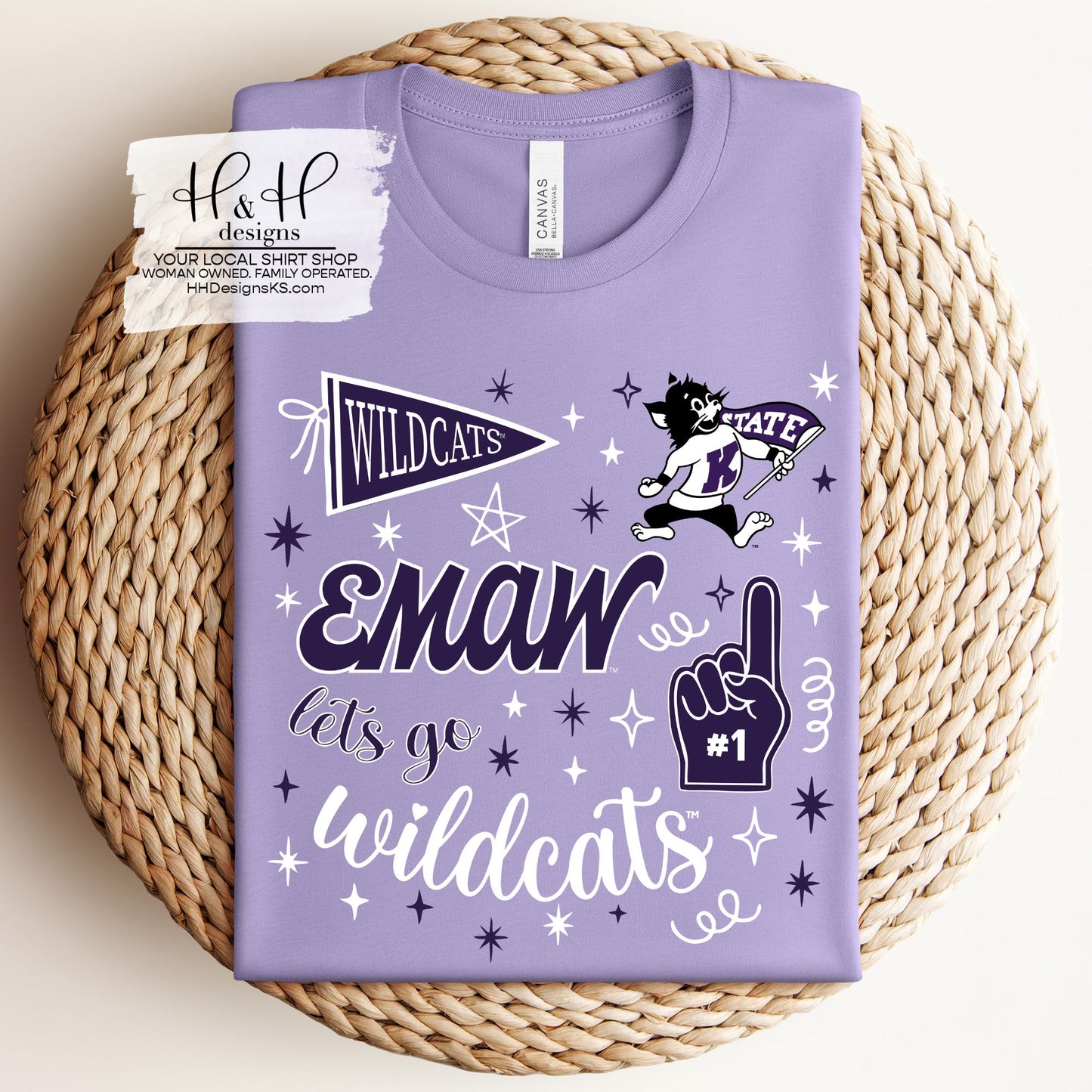 Kansas State Wildcats Game Day Spirit ~ Licensed Apparel ~ HHKSU205