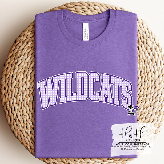 Wildcats Plaid Arch ~ K-STATE Licensed Apparel ~ HHKSU219