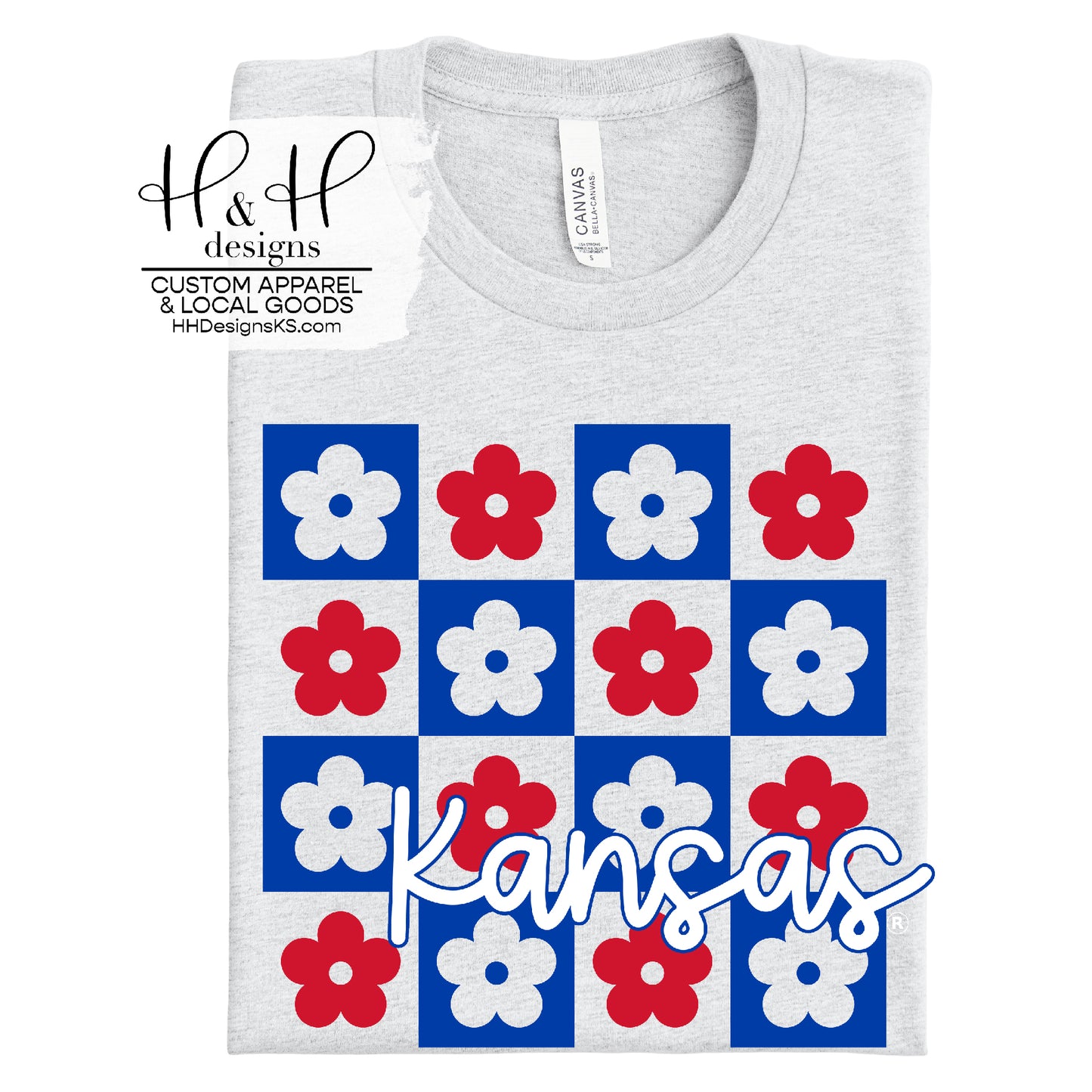 Kansas Daisy Block~ Licensed Apparel ~ HHKU108
