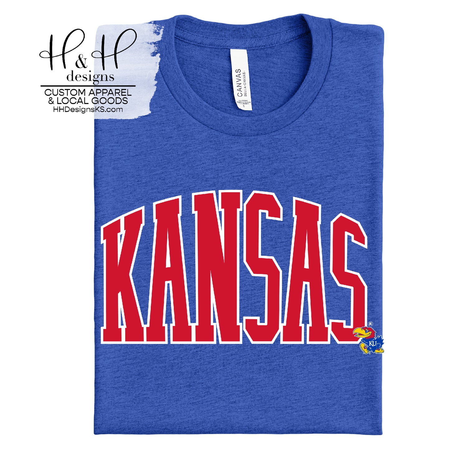 Kansas Arch - Red  ~ Licensed Apparel ~ HHKU121
